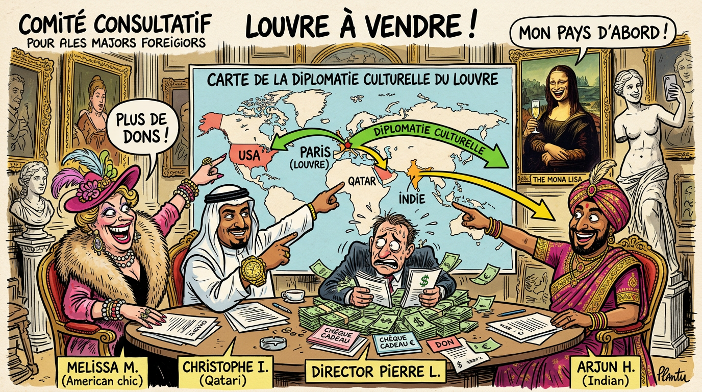 Le Louvre ouvre un comité consultatif permanent des grands donateurs étrangers pour orienter sa diplomatie culturelle