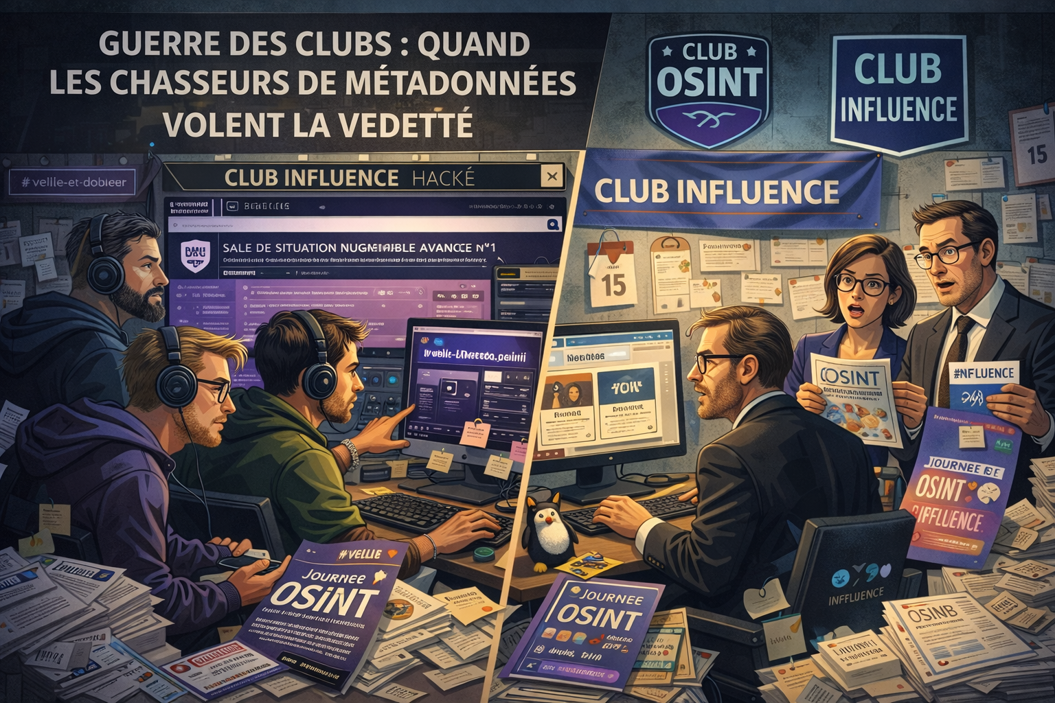 GUERRE DES CLUBS : QUAND LES CHASSEURS DE MÉTADONNÉES VOLENT LA VEDETTE