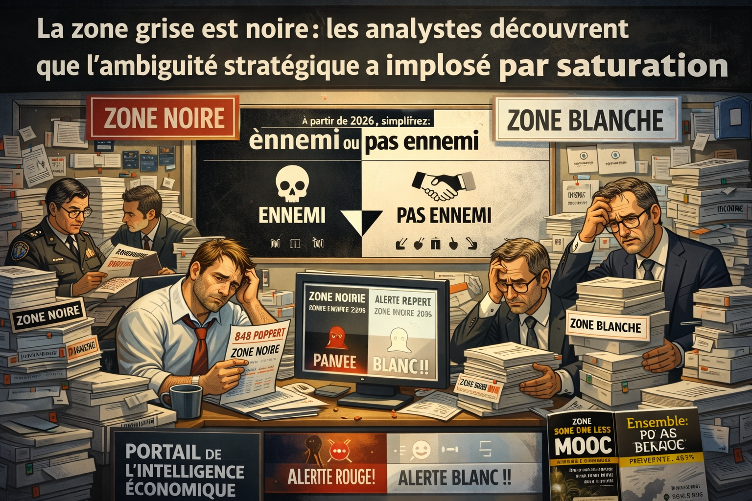 La zone grise est noire : les analystes découvrent que l’ambiguïté stratégique a implosé par saturation